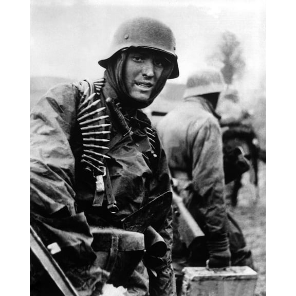 Heavily Armed German Soldiers Advancing In Belgium Through Thin American Lines. Dec. 16-22 History