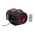 thumbnail image 2 of yotijay 4 in Exhaust Duct Fan Extractor Fan Ventilators Sheds Camping Yacht Portable Ventilators Ventilation Fan for Office Bathroom RV with RC, 2 of 7