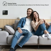 Energizer Smart Thermostat, Programmable Dual Band Wi-Fi Thermostat with 3.5” Color Touch Screen