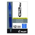 thumbnail image 2 of Pilot G2 Mini Premium Rolling Ball Bolígrafos De Gel Punta Fina 0,7 Mm Azul Paquete De 12, 2 of 4