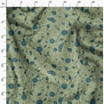 thumbnail image 3 of Soimoi Minky Green Fabric By the Yard - 56 Inch Wide -Floral & Leaf Floral Pattern Fabric - Botanical and Elegant Designs for Various Uses Printed Fabric, 3 of 6