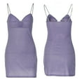 thumbnail image 4 of TRKIYQC Mini vestido con purpurina para mujer, sin mangas, con cuello en V, correa de espagueti, vestido de fiesta recortado para el verano TRKIYQC  moda, 4 of 6