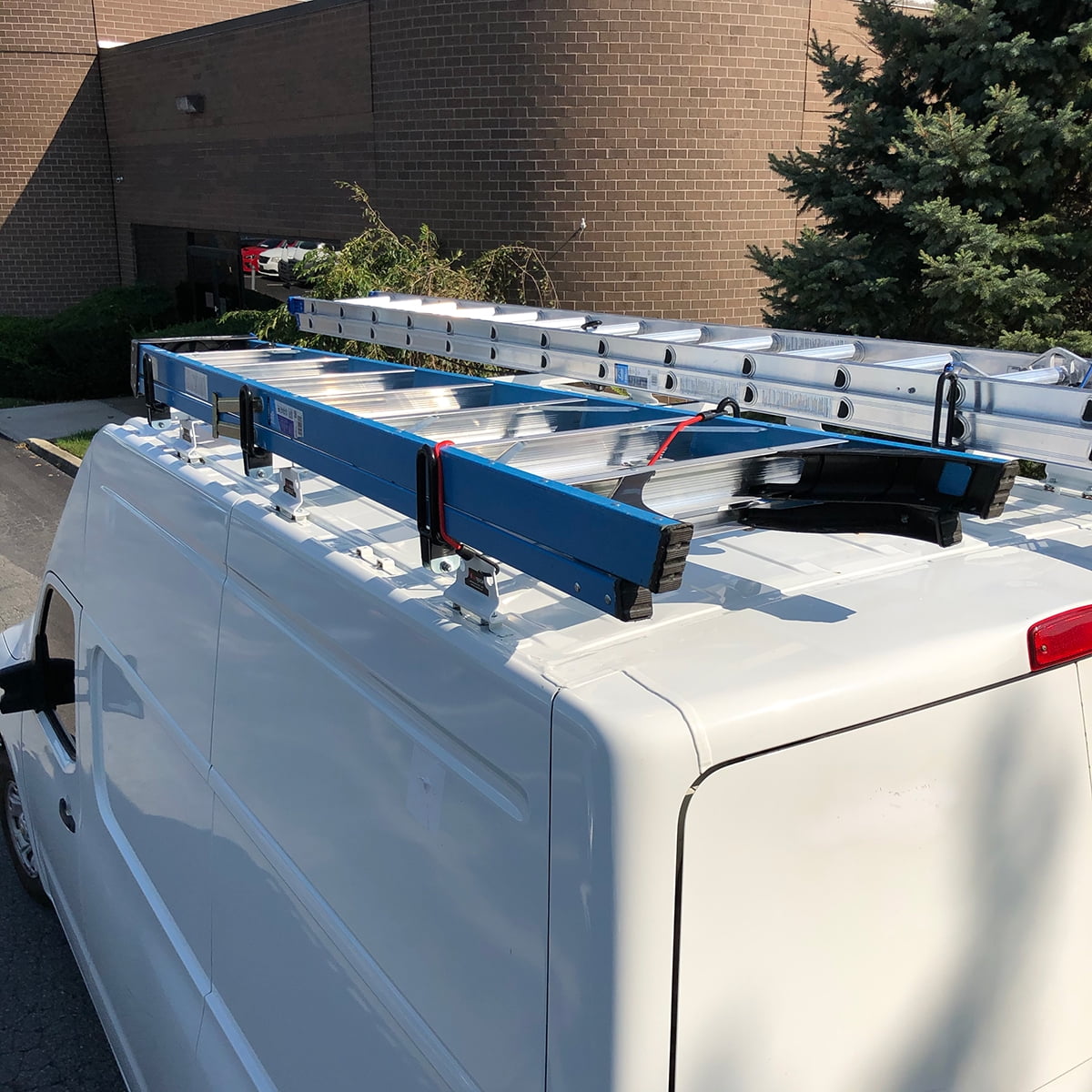 Vantech Heavy Duty 3 Bar ladder roof rack, Fits Nissan NV Cargo Van High Roof