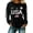 Black#4035FF, variant on AHMOMEI Women's 250 Anniversary USA Shirt 1776-2026 USA 250th Anniversary Long Sleeve Waffle Knit 4th of July Women Sweatshirt