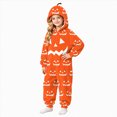 thumbnail image 4 of KPOPLK Family Matching Pajamas Novelty Halloween Onesie Xmas PJs Kids Soft and Cozy Flannel Jumpsuit for Holiday Party,Size 4-5 Years, 4 of 5