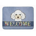 thumbnail image 1 of Carolines Treasures BB1443RUG White Poodle Tapis en Mousse à Mémoire de Forme Lavable en Machine, 1 of 4