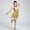 Gold, variant on Girls’ Sequined Fringe Latin Dance Dress, Sleeveless V-Neck Competition Costume with Arm Sleeves, Sparkly Ballroom Practice Outfit for Kids, 4 Colors, Sizes 110-160 (Ages 3-13)