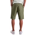 thumbnail image 4 of VV AVEORS Men'S Casual Shorts 9" Twill Cotton Stretch Drawstring Elastic Waist Lightweight Summer Beach Shorts With Pockets Army Green S, 4 of 7