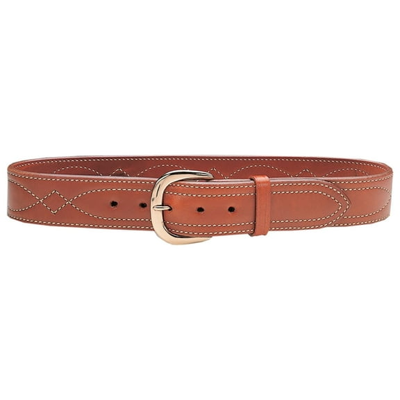 Galco SB636 Fancy Stitched Belt 36" 1.75" Wide Leather Tan