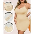 thumbnail image 5 of USEASY Shapewear Slip for Women Plus Size Tummy Control Shapewear Dress Seamless Full Body Shaper, 5 of 7
