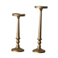thumbnail image 1 of 2 candelabros de pilar de hierro, candelabros de hierro para regalo de inauguración de la casa, candelabros para eventos, cenas y fiestas Oro, 1 of 8
