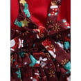 thumbnail image 6 of Biekopu Baby Girls Christmas Clothes Set Tops Romper Deer Suspender Bloomers Headband Outfits, 6 of 8