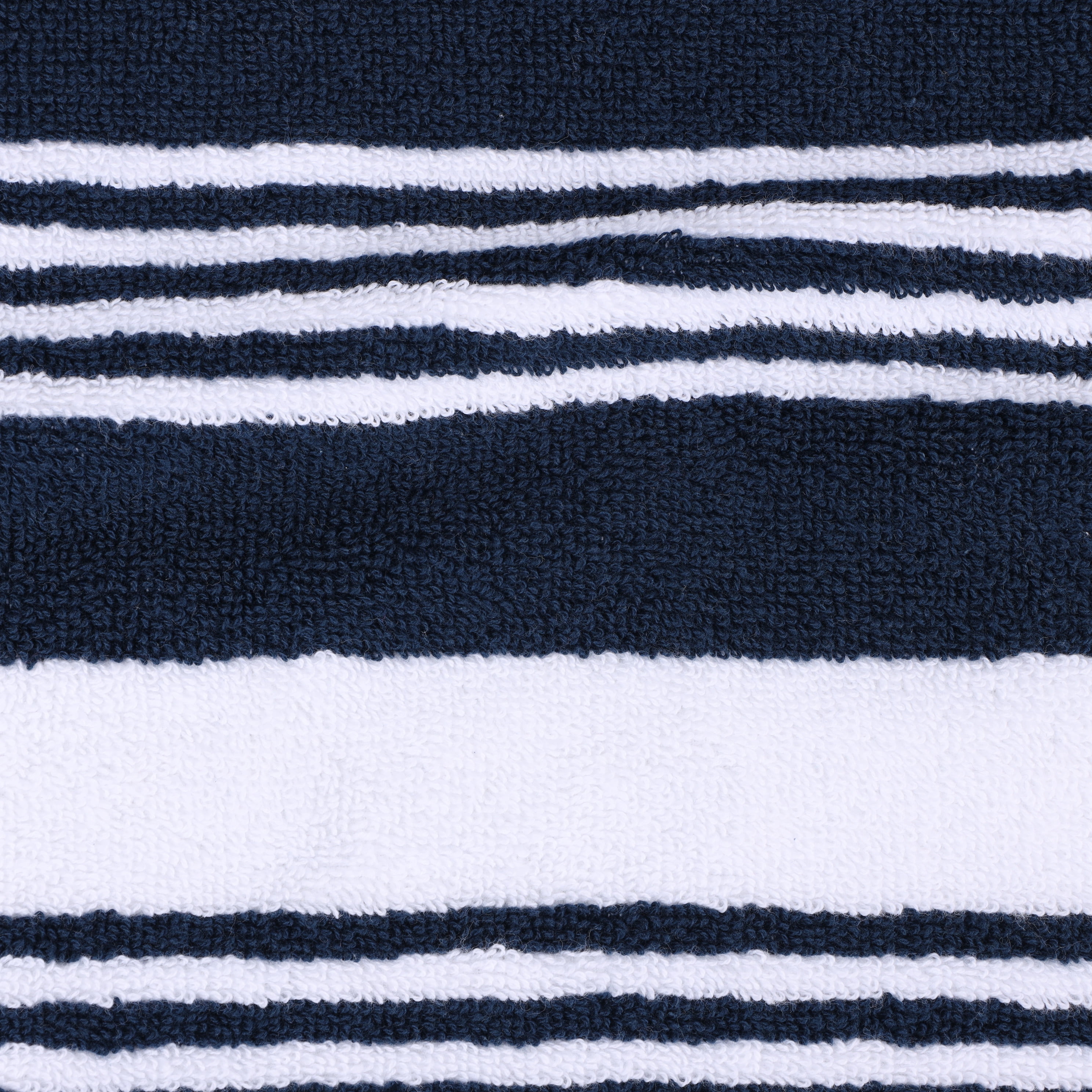 100% Cotton Maui Striped  Oversized Cotton Beach Towel , Mauist Blue by Blue Nile Mills