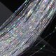 thumbnail image 5 of Extensiones de pelo Wdftyju Clip de oropel brillante para Niñas Plata, 5 of 9