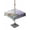 Purple, variant on 52x70 Inch Outdoor Tablecloth with Umbrella Hole Zipper Rectangle Purple Lavender Rectangular Tablecloths Outside Waterproof Spring Leaves Bike Farm Country Garden Patio Table Cover for Picnic Party