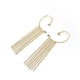 thumbnail image 5 of Pendientes De Borla De Diamantes Brillantes Sin Piercing Pendientes Colgantes De Oreja Para Mujeres Y Niñas Puños De Oreja De Hada Para Fiesta De Boda Nupcial Scienceny AP006753-01, 5 of 6