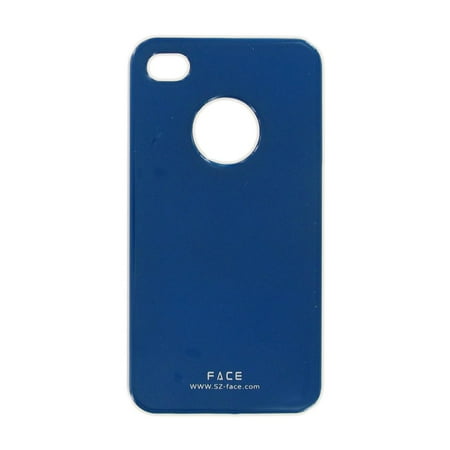 - Face iShine Cover Case for Apple iPhone 4 (Blue)