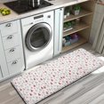thumbnail image 3 of Red Christmas Tree Pattern Kitchen Rug Mat,Kitchen Runner Rugs Non Skid Washable,Decorative Kitchen Floor Mats for Kitchen,Sink,Laundry,17"x47.2", 3 of 7
