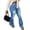 Light Blue, variant on Y2k Frayed Raw Hem Ripped Distressed Jean Travel Cropped Pants Cowgirl Outfits Trendy Stretchy Baggy Jean Ankle Denim Pants with Pockets Boyfriend Jeans for Women High Waisted Straight Leg Jeans