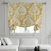 Exclusive Fabrics  Lacuna Printed Cotton Tie-Up Window Shade - 46 X 63