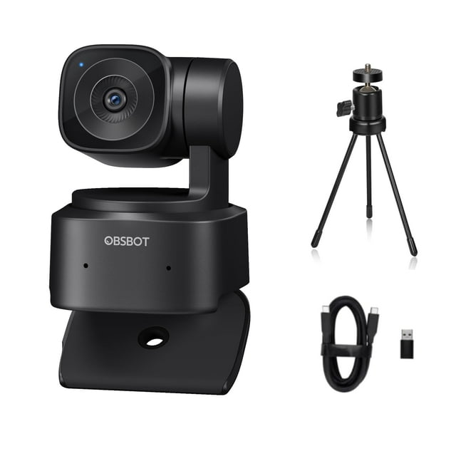 Cámara web OBSBOT Tiny SE 1080P 100 FPS con trípode para PC/portátil