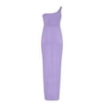 thumbnail image 5 of Sevevn Womens Solid Color Perspective Undergarment Covering The Chest Abdomen Wrap The Buttocks Wrap The Chest Elastic Dress Deal of the Week Purple XXL, 5 of 5