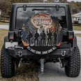 thumbnail image 2 of Lotusprinthandmade Honor Our Veterans Spare Tire Cover With Backup Camera Hole 6 Sizes, 2 of 6
