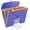 blue-purple, variant on Accordion File Folder, 13-Pockets Expandable File Folder for A4 Letter Size Paper, Pink
