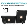 thumbnail image 3 of ELEHOLD Rugged Hybrid Case for iPad 6th/5th Gen/Pro 9.7 inch (2018/2017/2016) Three-Layer Full Protection Hidden Kickstand Shockproof Durable Case for iPad 9.7 ,Black, 3 of 7