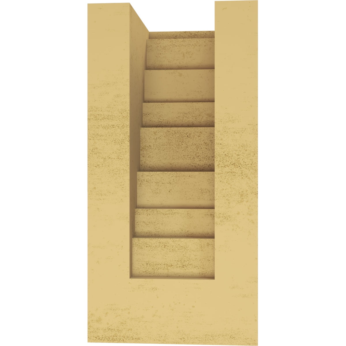 4"W x 4"D x 8"H Wide Landon Rough Cedar Woodgrain TimberThane Corbel, Primed Tan