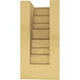 thumbnail image 4 of 4"W x 4"D x 8"H Wide Landon Rough Cedar Woodgrain TimberThane Corbel, Primed Tan, 4 of 6