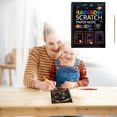 thumbnail image 3 of Rainbow Scratch Paper Art for Kids, Rainbow Drawing Notebook and Crafts Kit for Ages 3-10, Art Set for Boys and Girls Ages 6-12, Christmas Birthday Gift, Creative Activity Toy, 3 of 10