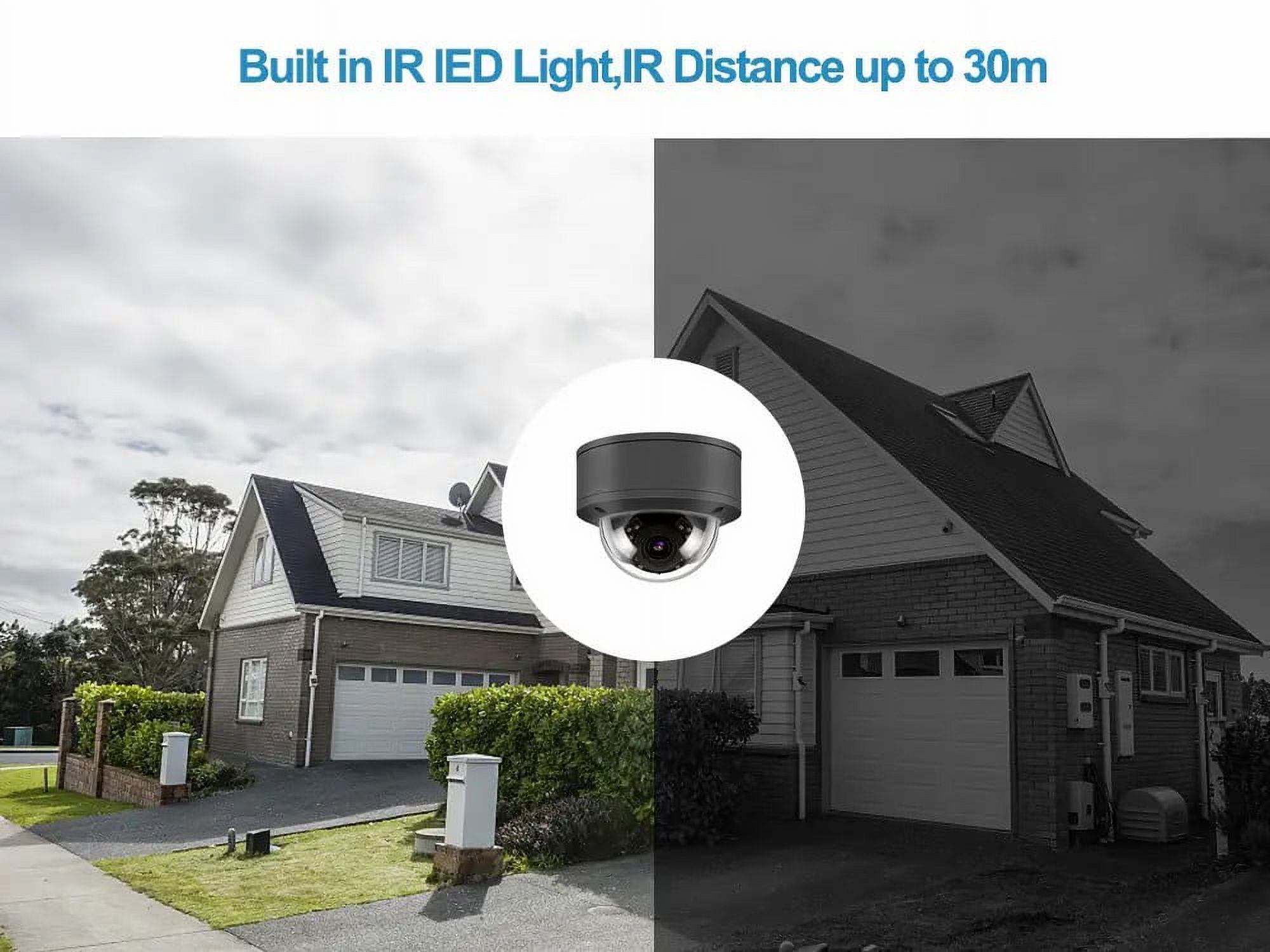Anpviz  5MP IP Camera Outdoor Fixed 2.8mm lens Security camera Built-in Mic Waterproof IP66 H.265 P2P WDR IR Night vision Onvif