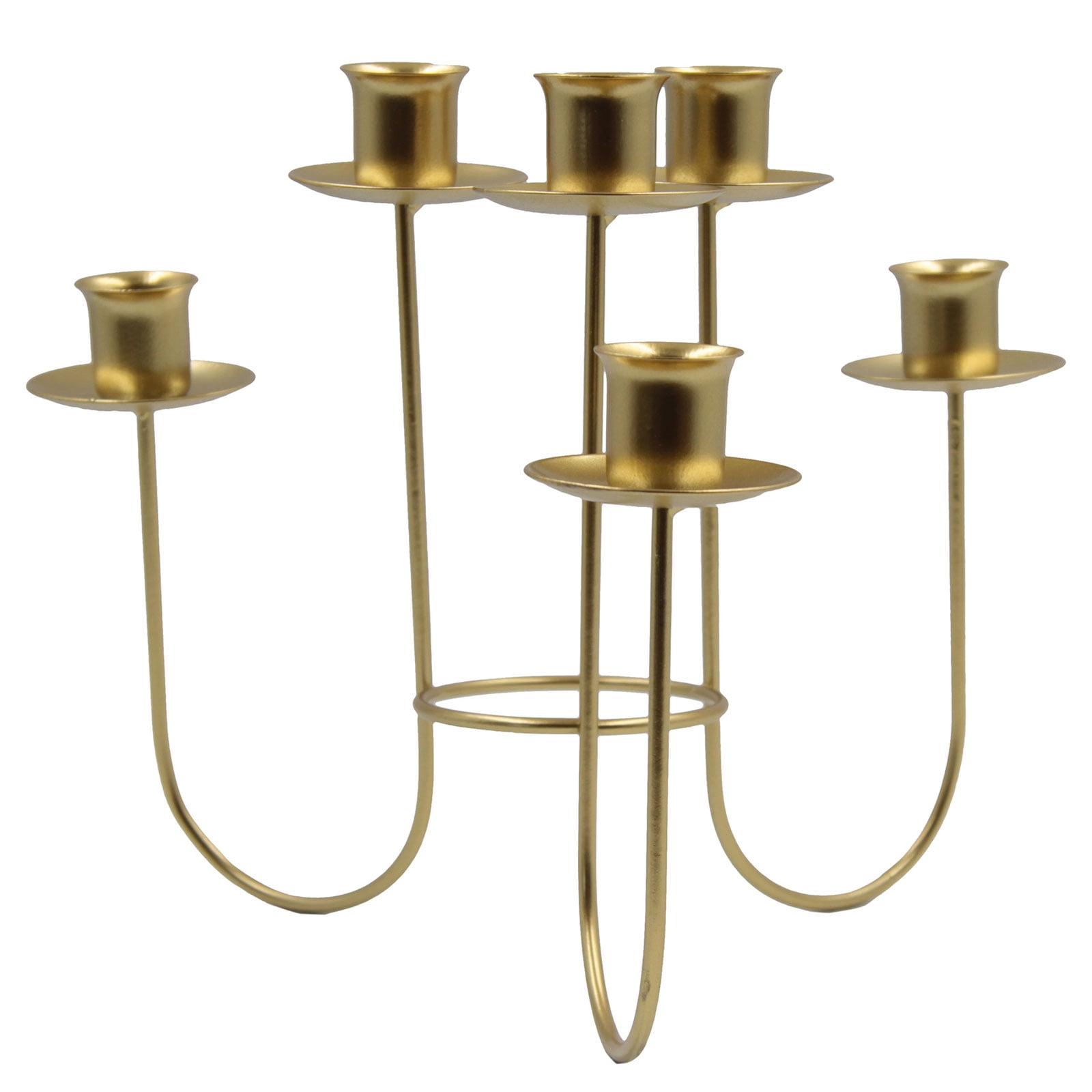 Candle Holder for Pillar Candles Metal Candlestick Stand Desktop