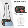 thumbnail image 4 of FORMRS Mini Crossbody Bag for Women Adjustable Rope Shoulder Casual Phone Purse, Red Flamingo Pattern, 4 of 7