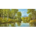 thumbnail image 2 of Smith, B. 24x14 White Modern Wood Framed Museum Art Print Titled - SECLUSION, 2 of 4