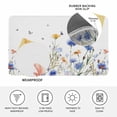 thumbnail image 3 of Spring Floral Door Mat Indoor Outdoor, Elegant Butterfly Summer Botanical Non Slip Welcome Mat with Rubber Backing, Absorbent Fabric Front Door Mats Entryway Rug for Home Patio Entrance 24"x36", 3 of 9