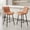 Brown, variant on Farini 26" Counter Stools Set of 2, Faux Leather Barstools, Counter Height Chairs for Kitchen Islands & Dining Rooms, Brown