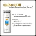 thumbnail image 3 of Pantene Pro-V Classic Clean Moisturizing Daily Shampoo, 20.1 fl oz, 3 of 6