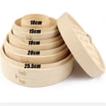 thumbnail image 5 of Multiple Sizes Cooking Tools Dumpling Bao Bun Basket with Lid Steam Pot Bamboo Steamer 2 Tiers 25.5CM, 5 of 8