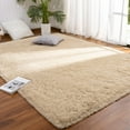 thumbnail image 7 of Softlife Super Soft Rug For Living Room Fluffy Rugs For Dorm Room Cute Plush carpet For Bedroom,5.3'x 7.5'，Light Tan, 7 of 7