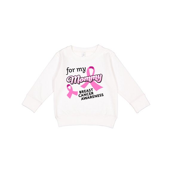Inktastic For My Mommy Breast Cancer Awareness Toddler Sweatshirt