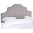 thumbnail image 2 of Safavieh Hallmar Classic Elegant Upholstered Headboard, Queen, Arctic Grey, 2 of 3
