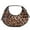Brown, variant on Women's Leopard Handbag Small Clutch Purse Evening Bags PU Leather Trendy Crescent Top Handle Mini Bag for Cocktail Party Wedding Prom, Brown