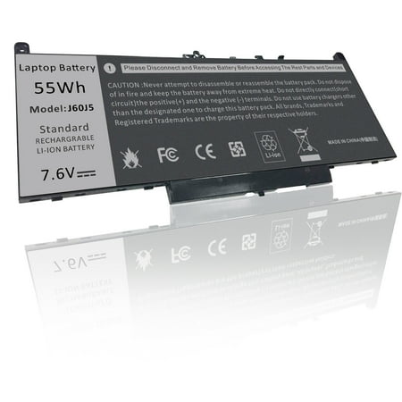 7.6V 55Wh J60J5 Battery for Dell Latitude E7270 E7470 R1V85 MC34Y 1W2Y2 WYWJ2
