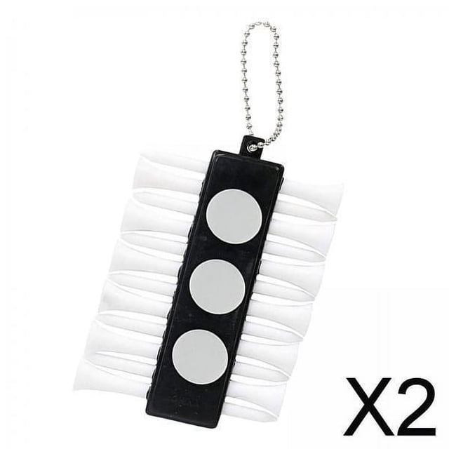 Organizador de Soporte para Tee de Golf DYNWAVEMX 2x Negro 12 Tees de Golf y 3 Marcadores