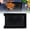 Black, variant on CHENjy Plastic Fast Tray, Lightweight Stackable Serving Tray for Daily Family Use, Modern Rectangular Platter for Casual Dining, 9.56 x 6.81 x 1.29 in, Yellow