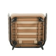 thumbnail image 5 of Christopher Knight Home Modern Outdoor Wicker Lounge Chair with Waterproof Cushions, Metal Frame, Beige, Set of 2, 5 of 11