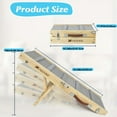 thumbnail image 2 of Wooden Folding Portable Pet Ramp, Adjustable Small Dog Ramp, Dog Step For Car,, 2 of 4