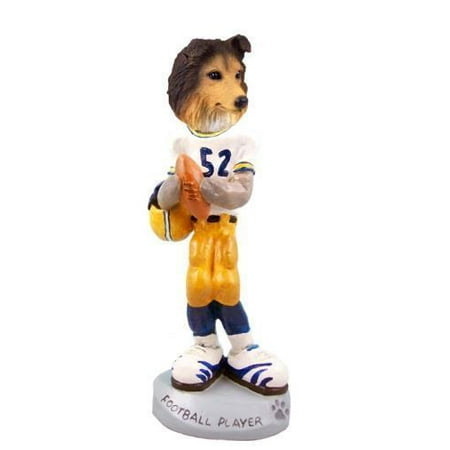 - NO.DOOG20A34 Sheltie Sable Football Player Doogie Collectable Figurine